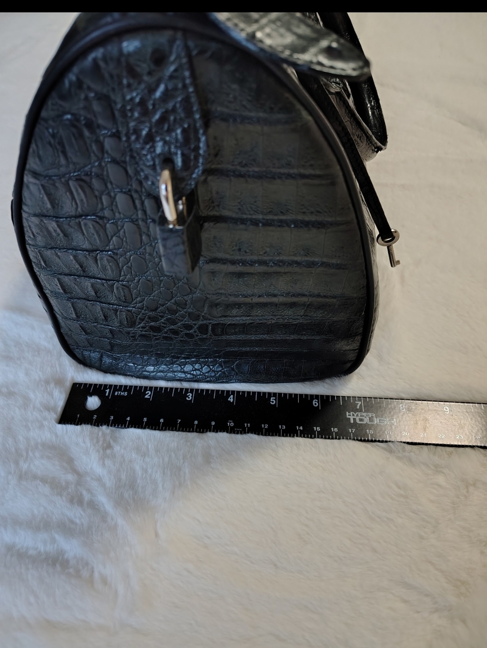 Genuine Crocodile Satchel Bag - Picture 10 of 11